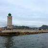 Cette fois c'est fini : le phare nous signale que nous rentrons au port...