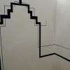 Stuc marmorino 5 passes et fresque Salle de bain 