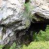 l'entrée de la grotte