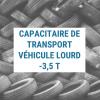 Mise à disposition de Capacité de Transport de Marchandises pour des entreprises exploitant des véhicules de -3,5t
