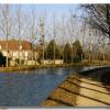 Canal de Bourgogne à l'entrée de Marigny-le-Cahouet