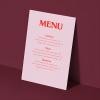 Impression de menus