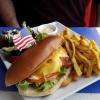 Hamburger happy chicken 