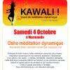 COURS DE MEDITATION DYNAMIQUE
4 octobre 2014 à Marmande