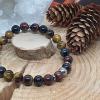 Bracelet oeil de tigre, de taureau et de faucon, inox