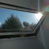 Agrandissement d'une fenêtre de toit Velux.