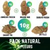 Plongez dans l'expérience CBD authentique avec notre Pack Natural 5 fleurs (10g). Profitez de 5 variétés naturelles, issues d'une agriculture eco-responsable, pour une découverte sensorielle inégalée.