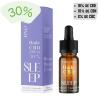 Flacon de 10ml d'huile de CBD SLEEP en Broad Spectrum spécialement conçue pour les troubles du sommeil. Contient 30% de cannabinoïdes
