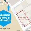 Grand parking gratuit réservé à la clientèle