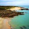 La plage bleue...