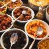 Une partie du petit-déjeuner buffet.