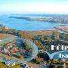 Hôtel de la baie vu du ciel