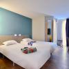 Chambre twin de l'Hôtel Ibis Budget Vannes Ploeren