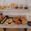 Hôtel restaurant le Galet Bleu , le buffet de petit déjeuner .