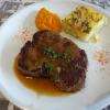 tournedos - gratin dauphinois - purée de patate douce