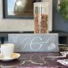 Assiette rectangulaire gravé pour café gourmand
