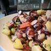 L'insalata tiepida di polipo con patate (salade tiède de poulpe aux pommes de terre)