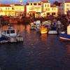 coucher de soleil sur Port-Joinville