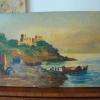 HST Orientaliste Bord de Mer Algérie circa 1940 signée Sola