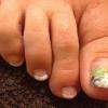 pose de gel aux pieds (tenue 6 semaines ) idéal en été 