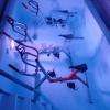 Notre petite piscine, intimiste et ultra privée. Cours coaché, en musique et en chromothérapie