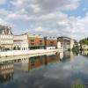 Charente, Maison Courvoisier (grande baie vitrée avec des tonneaux
