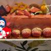 Bûche glacée, Pâtisserie Jarraud Bekkouche, à Bourges (18)
