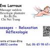 carte de visite massage