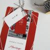 Faire-part mariage moderne avec ficelle