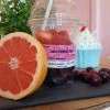Nouveau jus de fruit de saison : fraise cerise pamplemouse