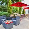 Terrasse du restaurant Kermam à Quimper