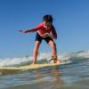 cours de surf pour les enfants à biscarrosse plage