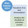Je vous propose également un bilan express comprenant la passation de tests de personnalité et de motivations et la présentation des résultats