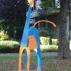La girafe très colorée de Françoise Matt Halm 