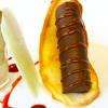 Saucisson craquant au chocolat, noisettes et pignons de pin