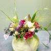 Composition de fleur dans un chou