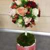Composition florale arbre boule