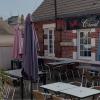 Terrasse du restaurant Le Cheval Rouge, Viglain (45)
