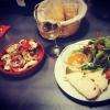 Supions et assiette de fromage