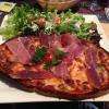 Tartine à l'Italienne avec jambon, tomate, fromage