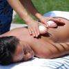 Massage aux coquillages chauffants