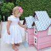 Robe à smocks fait main
Doublure 100% coton
Ceinture noeud papillon
