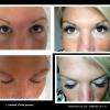 Extensions de cils avant/après