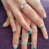 pose sur ongles naturel
tampon konad pour la décor