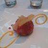 Mystère de fraise et biscuit coco.