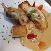 Suprême de Pintade farci aux champignons | Polenta blanche | Carottes | sauce aux Morilles