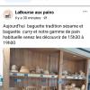 Choix des pains en vente