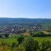 Vue panoramique depuis la Chapelle des Sorcières : en contrebas : le village d'Orschwihr