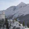 La chapelle du Chatelard sous la neige