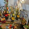 Création florales avec des tuiles à La Suze sur Sarthe (72), La Chouette Fleur